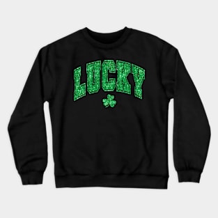 Lucky St. Patrick's Day Shamrock Crewneck Sweatshirt